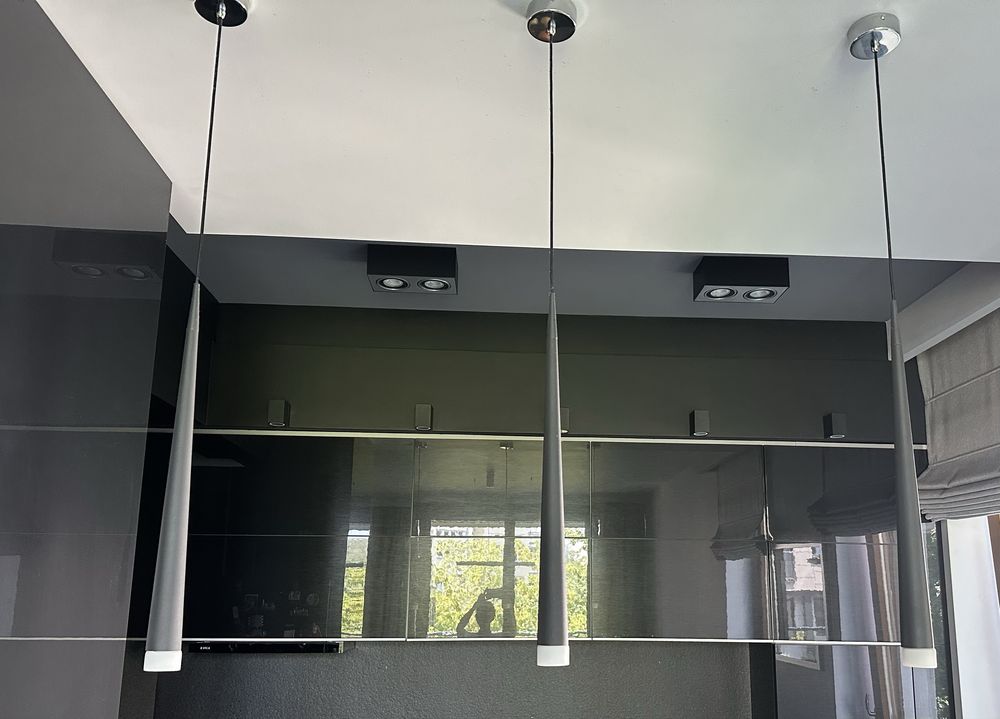 Lampy wiszace nad bar komplet