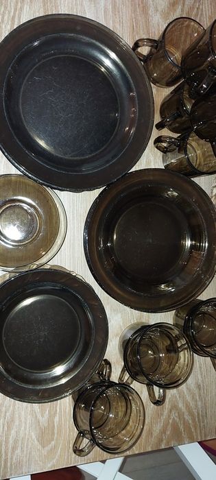 Duralex szkło mix elementów  czarne
