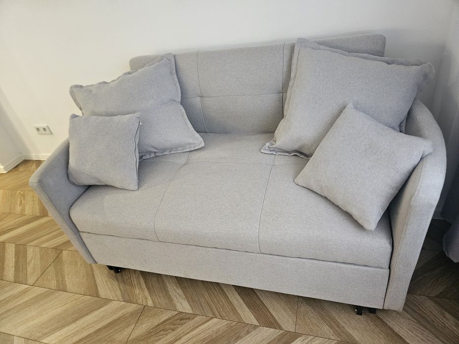 Sofa Wersalka Łóżko Kanapa z funkcją spania wysuwana HOVIN