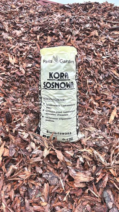 ***PROMOCJA Kora sosnowa ogrodowa/Kora ozdobna sortowana
