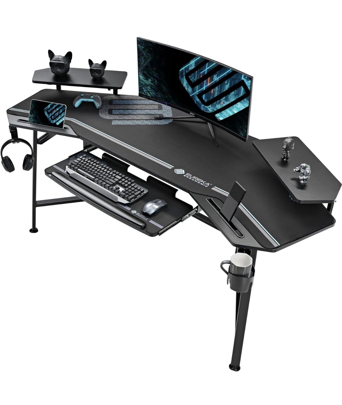 Secretária Gaming EUREKA ERGONOMICS