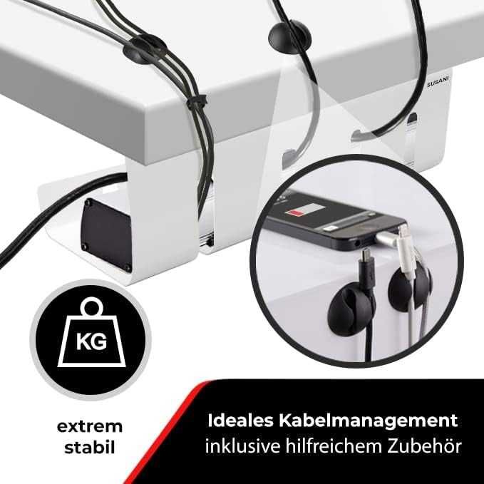 Kanał na kable pod biurko organizer półka 626