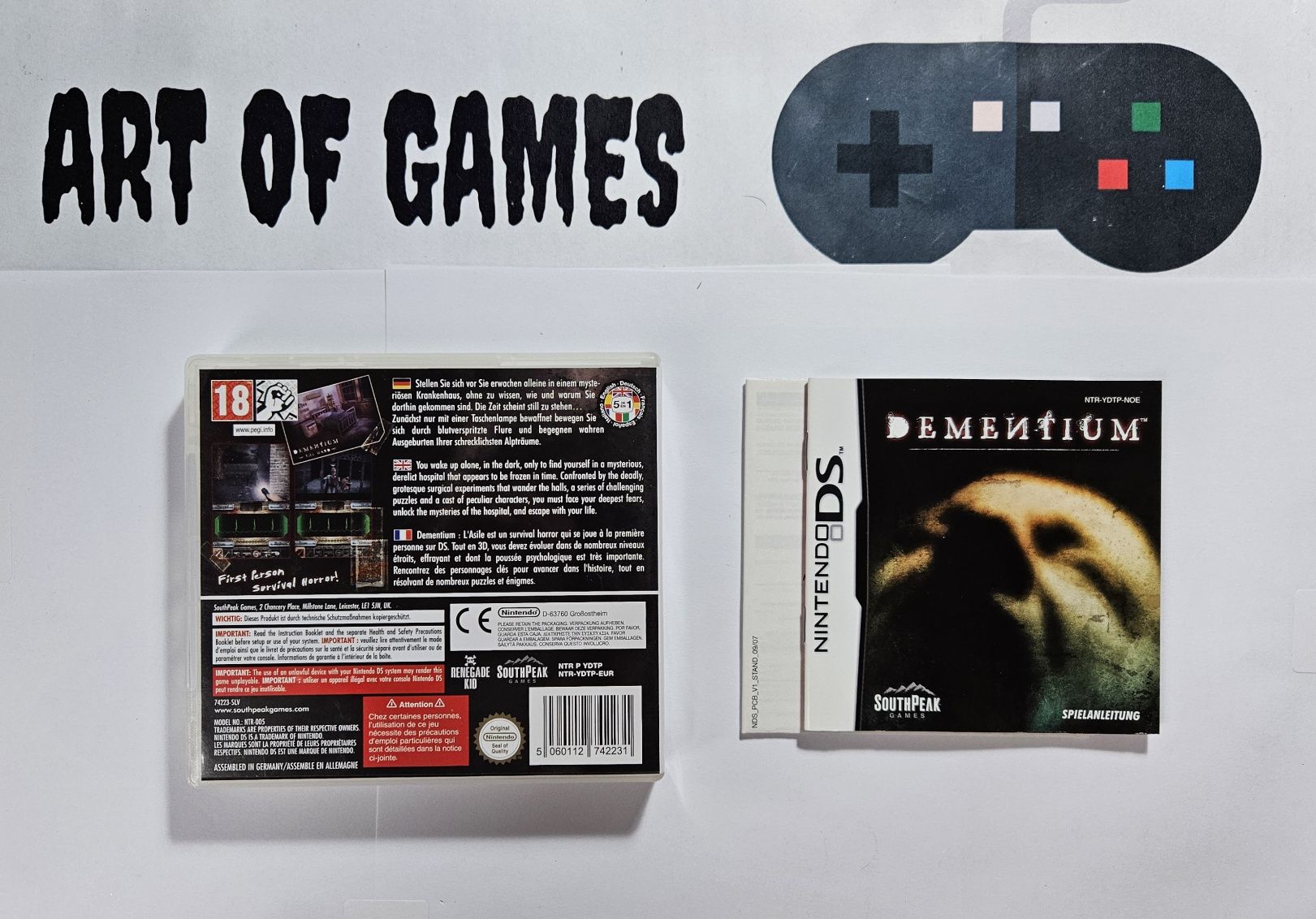 Gra Dementium The Ward Komplet 3xA Ideał PAL Nintendo DS 3DS