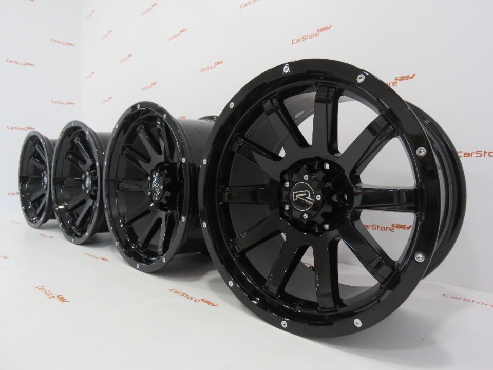 Jantes Aluminio 4x4 R Line 17 x 9 et 0 5x127 CB78.1 Preto