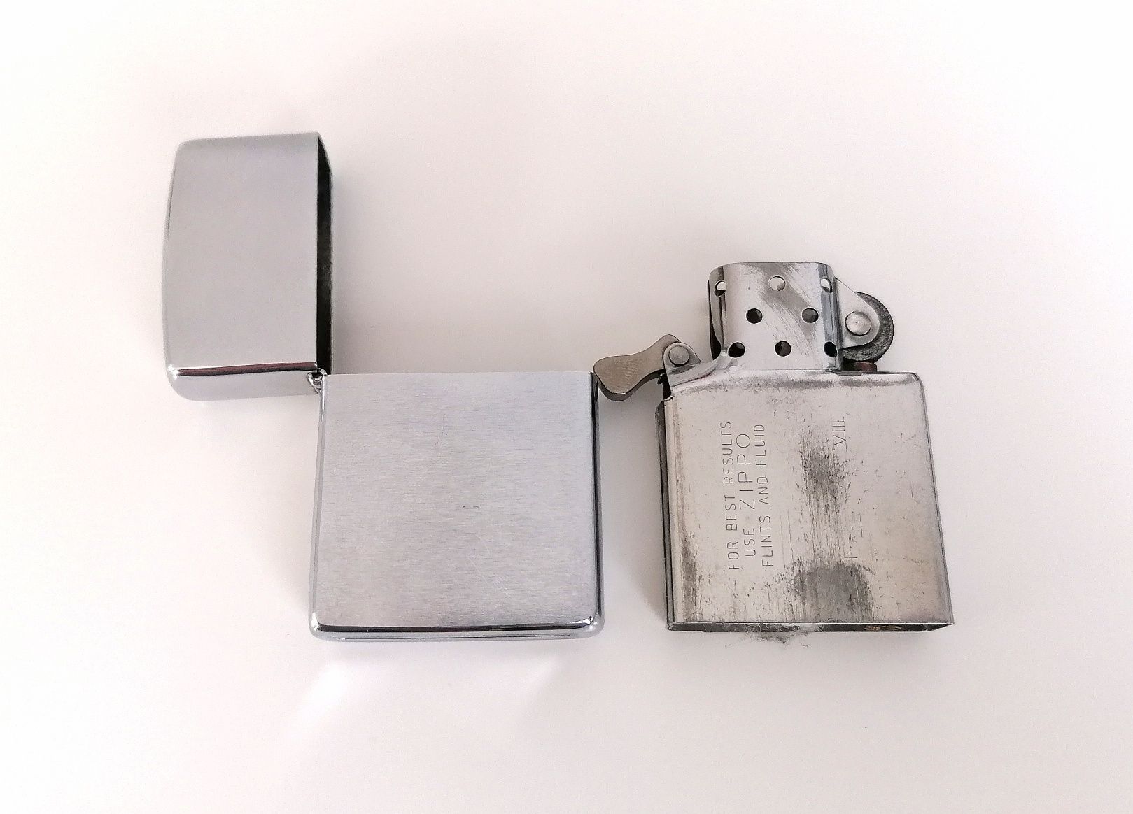 Giftbox Zippo Brushed Chrome z 1992 roku