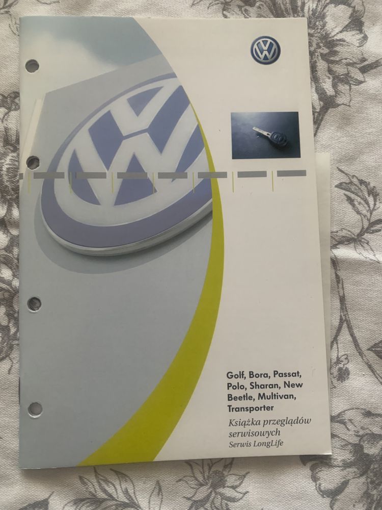 Książka serwisowa VW Bora Passat Golf…