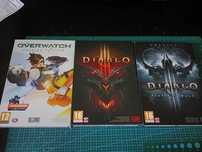 Warcraft (WotLK + Cataclysm) + Diablo 3 + Overwatch + Starcraft 2 BOXy
