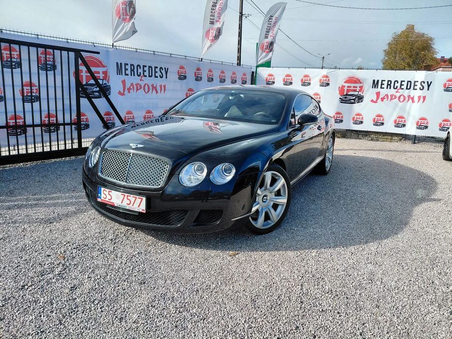 Bentley Continental GT | W12 6.0 Twin Turbo | Beluga Black | AWD | niski przebieg| Vat 23%