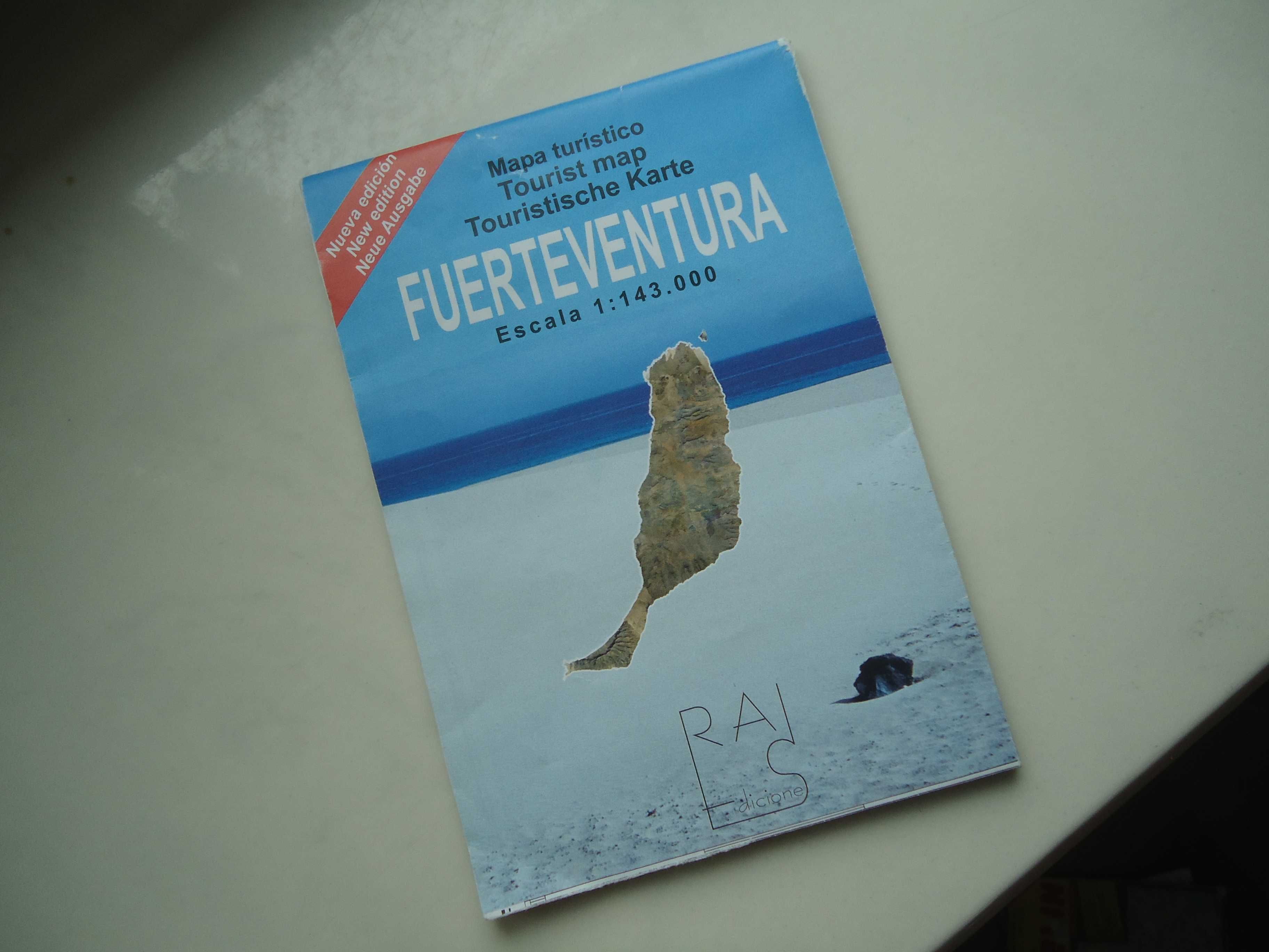 Mapa turystyczna Fuertaventura