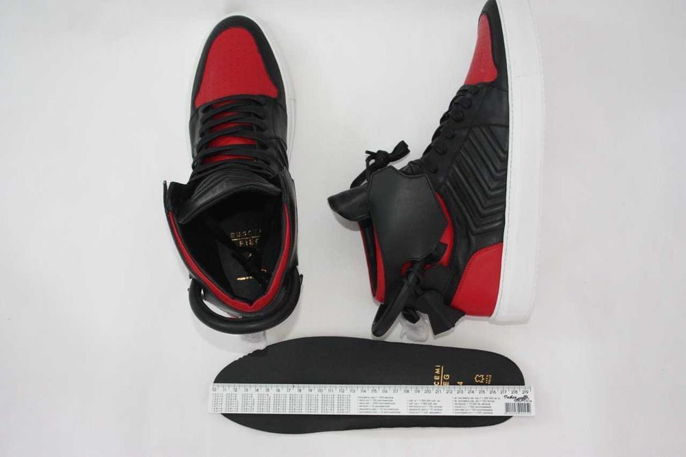 США! Кроссовки Buscemi X Ronnie Fieg (37р 39р) (BS1110FSP15-RED/BLK)