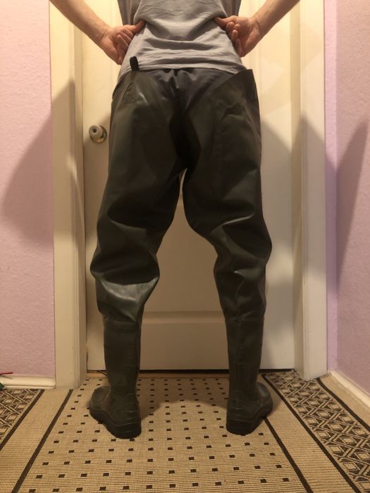 Сапоги рыбацкие резиновые, заброды 28,5 размер. Кларк.