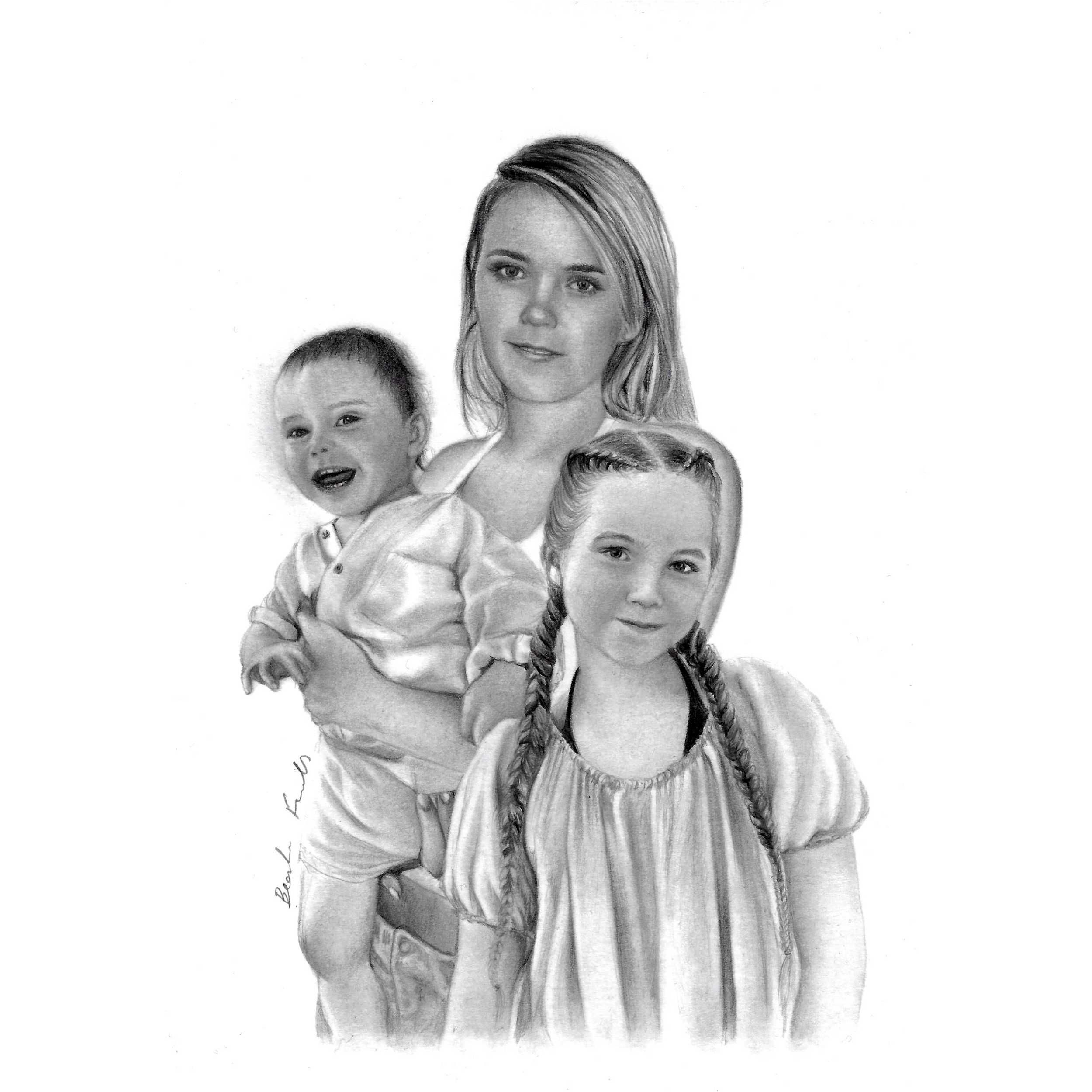 Desenhos Realistas Personalizados – Retratos por Encomenda