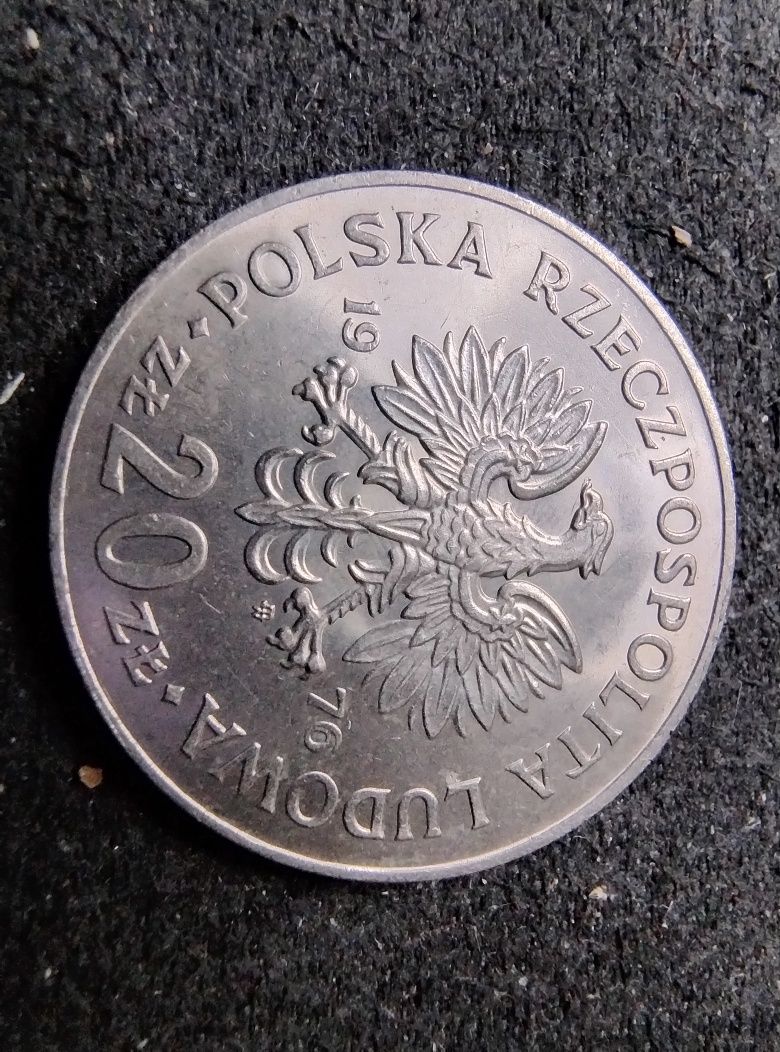 PRL 20 Złotych Marceli Nowotko 1976 zn.m. piękna