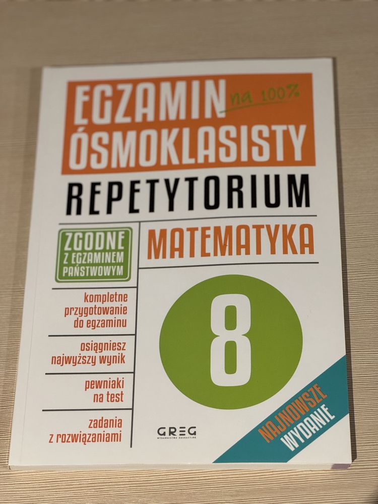 Egzamin ósmoklasisty. Matematyka. Repetytorium