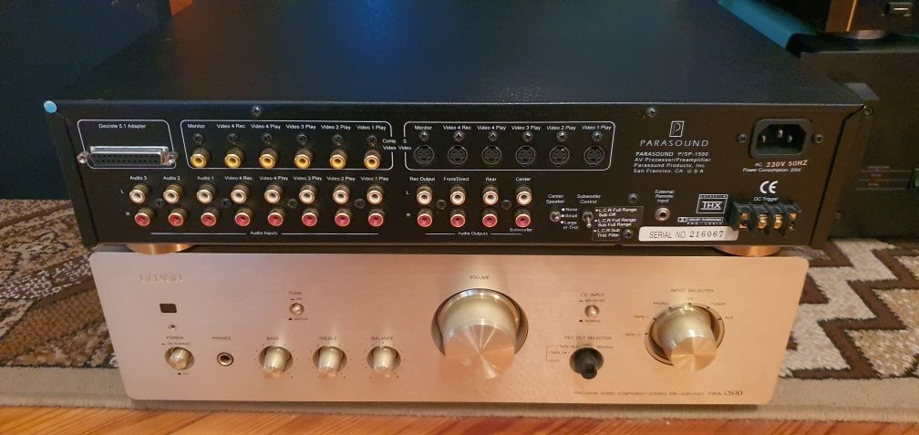 Przedwzmacniacz Parasound P/SP1500 wybitny multikanał przez DB25