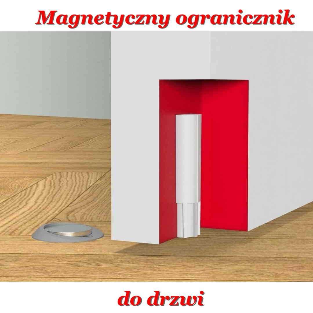 Magnetyczny ogranicznik do drzwi