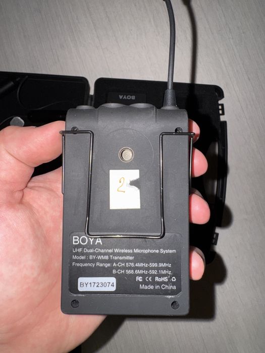 Петличная микрофонная система BOYA BY-WM8 Dual-Channel