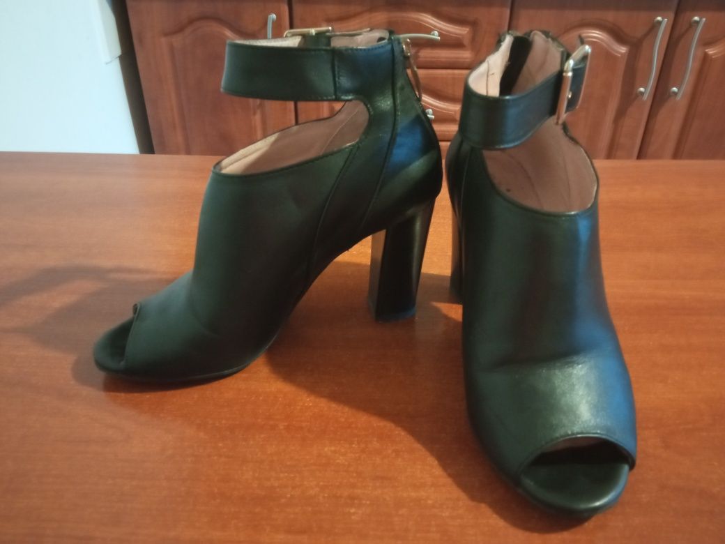 Botki buty skórzane damskie