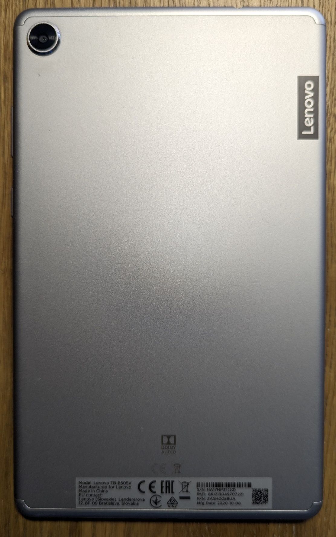 Планшет Lenovo Tab M8 (3rd Gen) 3/32 LTE Grey