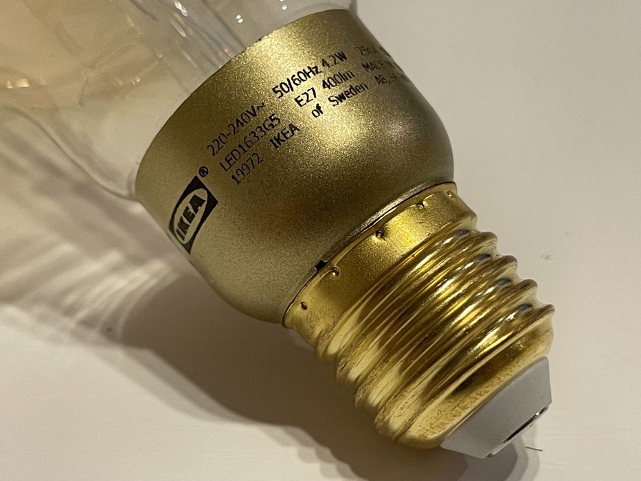 Żarówka LED 125mm kula !!! E27/400lm/4,2W/2200K !!!