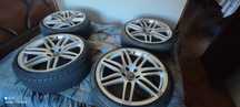 Vendo jantes com pneus originais RS4 B7 5 112 aceito trocas