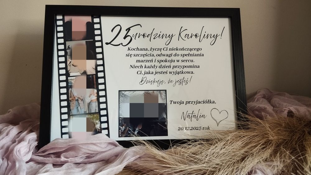 Plakat z okazji urodzin