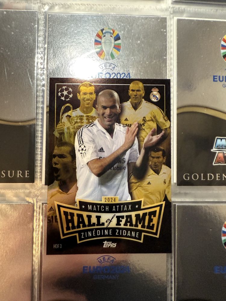 Karta Match Attax 24/25 Zinedine Zidane Hall Of Fame