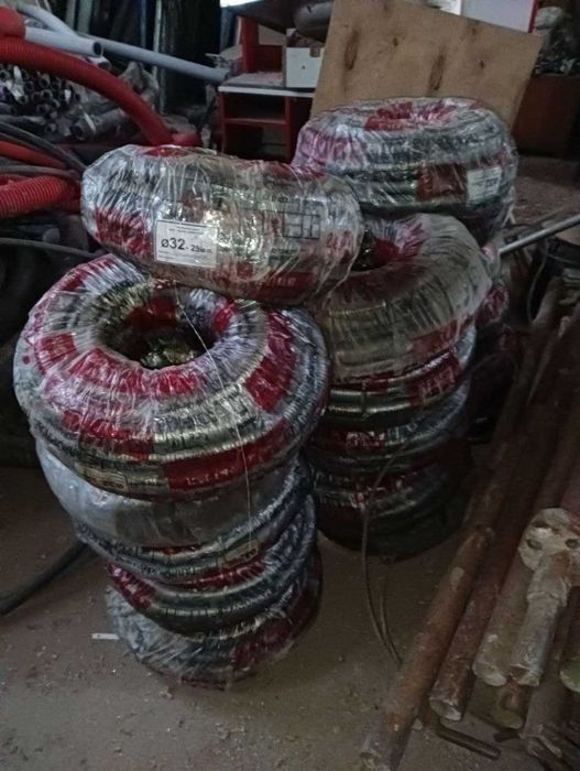 Металорукав оцинкований з протяжкою d 32 бухта 25м