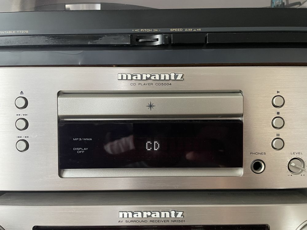 Amplituner Marantz 1501 + Odtwarzacz CD Marantz 5005