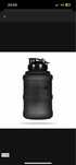 Butelka Sportowa na wode, na silownie - GymBeam 2.5l czarny