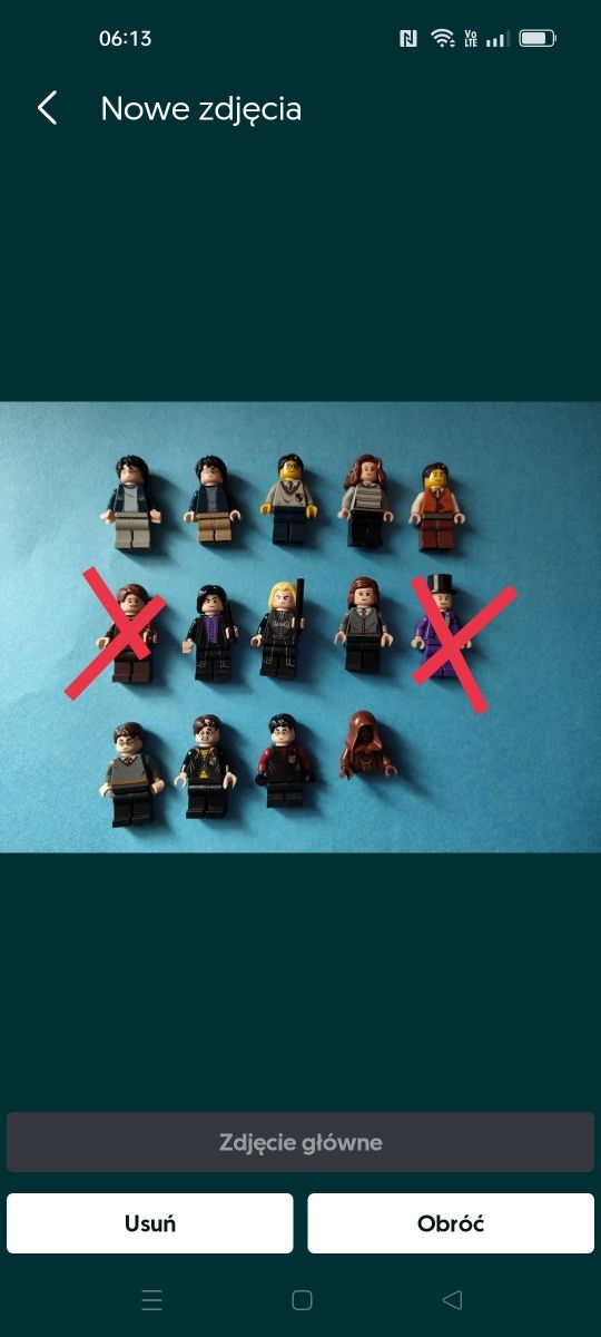 LEGO mini figurki Harry Potter