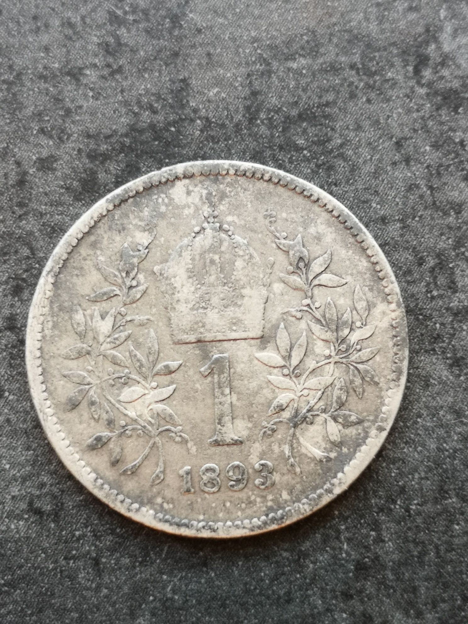 1 korona 1893r. Austria srebro Franciszek Józef I