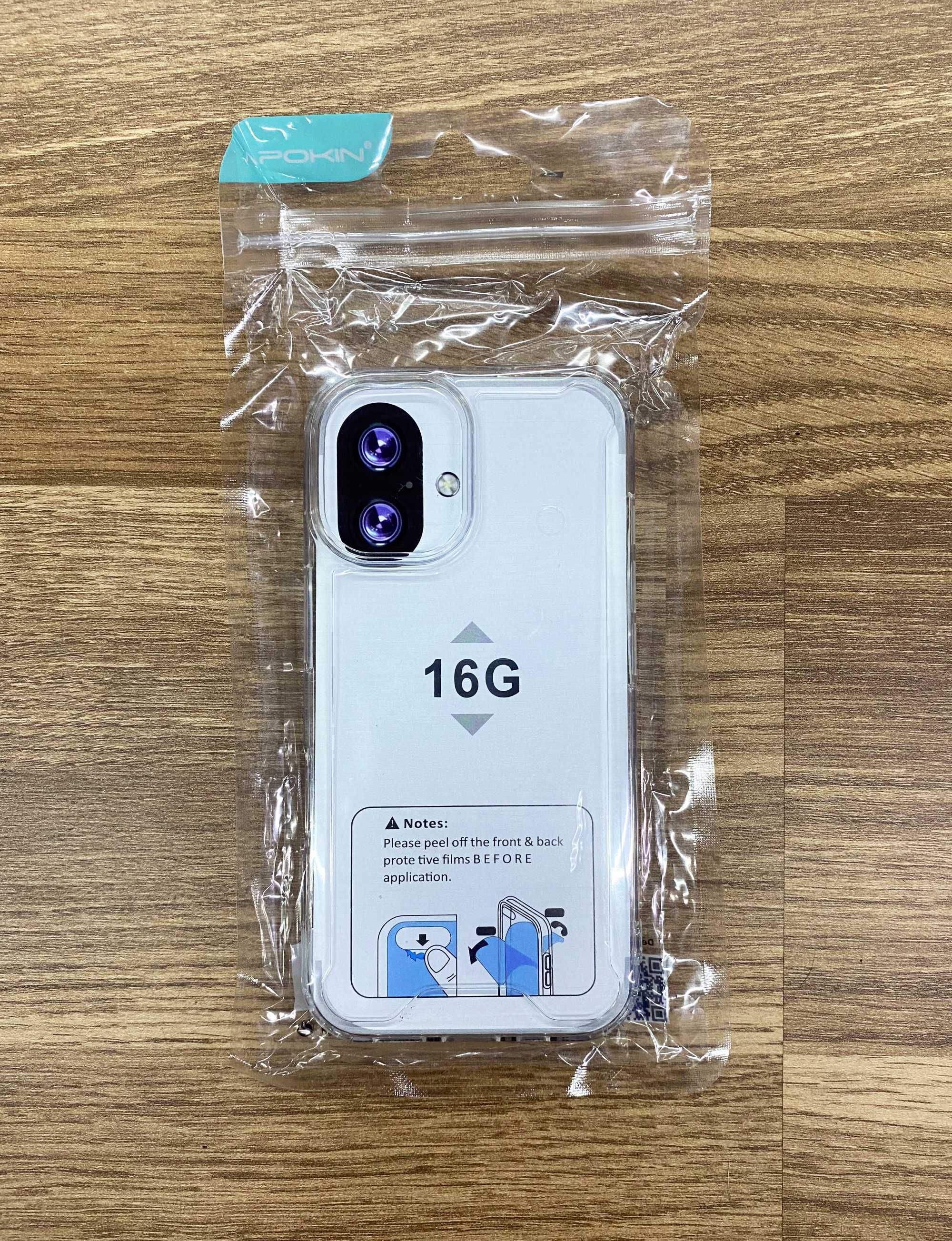 Capa silicone reforçada iPhone 16/16 Plus/16 Pro/16 Pro Max/iPhone 16e