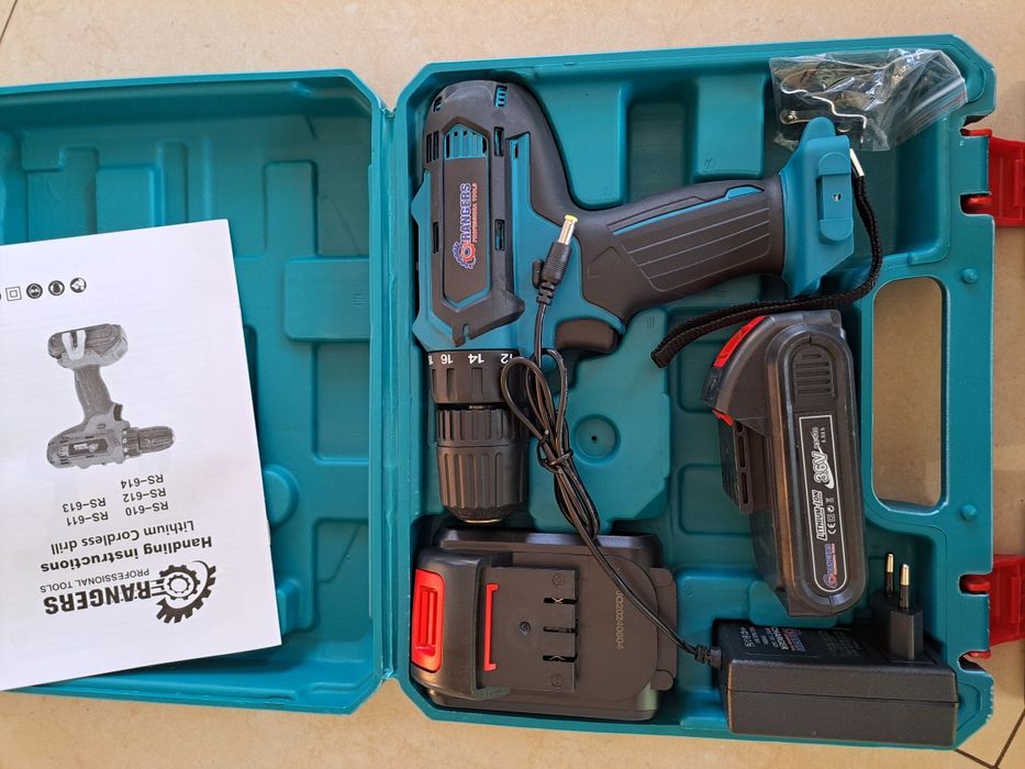 Wkrętarka  Polskiej Firmy Rangers 36v 2x akumulator.4ah