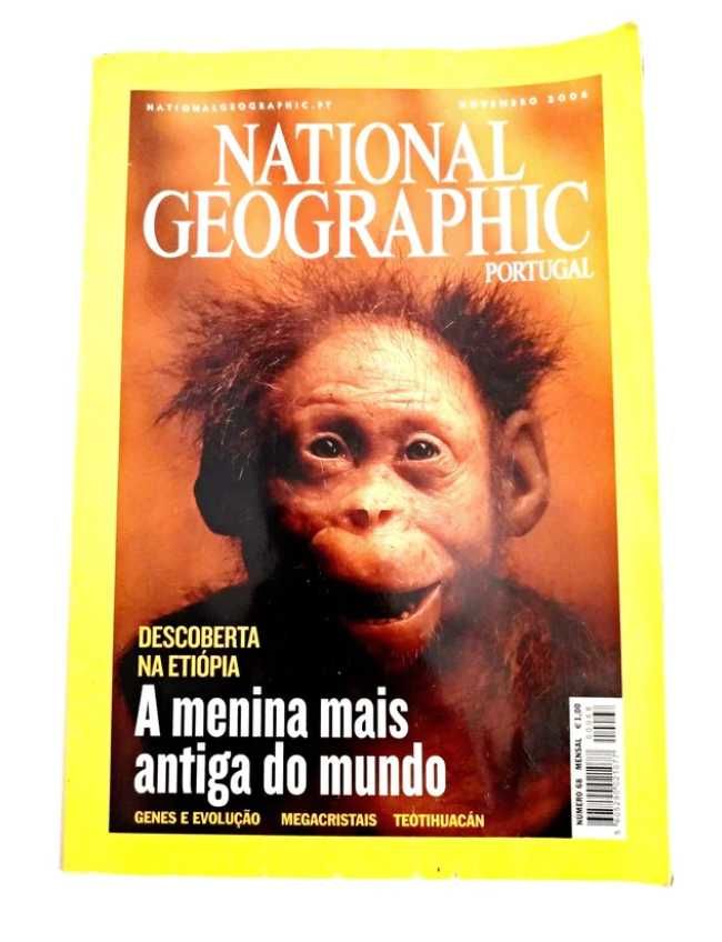 Lote de 4 Revistas National Geographic Portugal