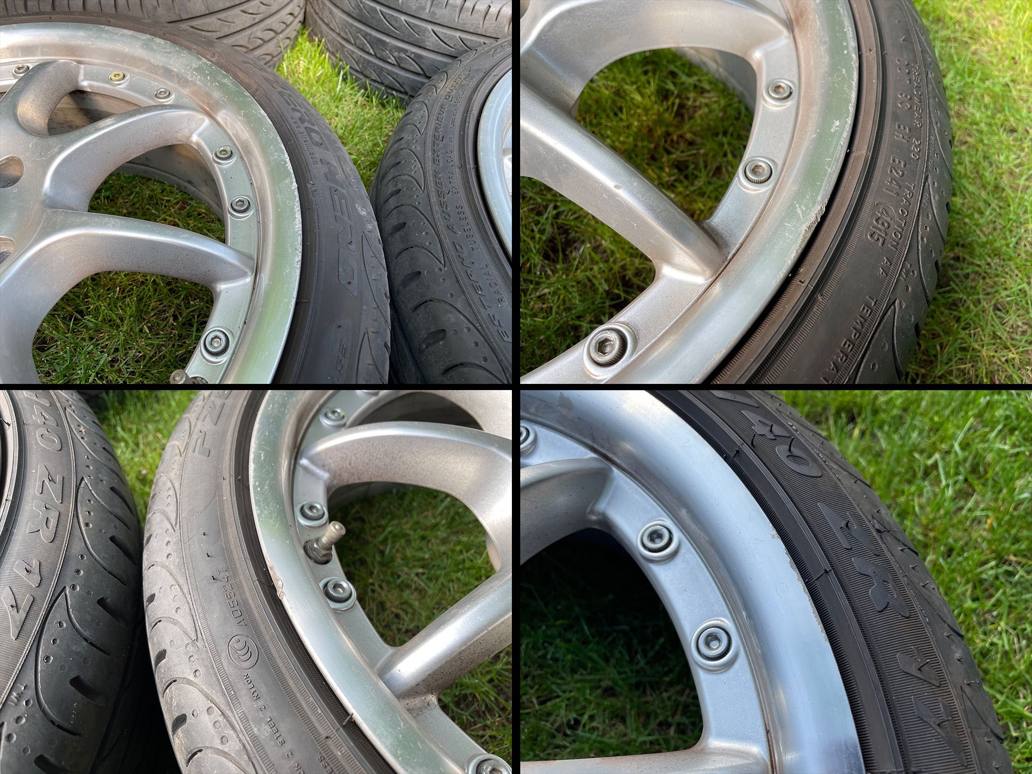 Zestaw felg Speedline Corse 4x100 | 7.5jx17" | ET35 | opony Pirelli