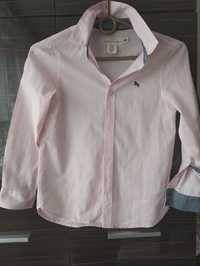 Koszula chłopięca różowa H&M 128