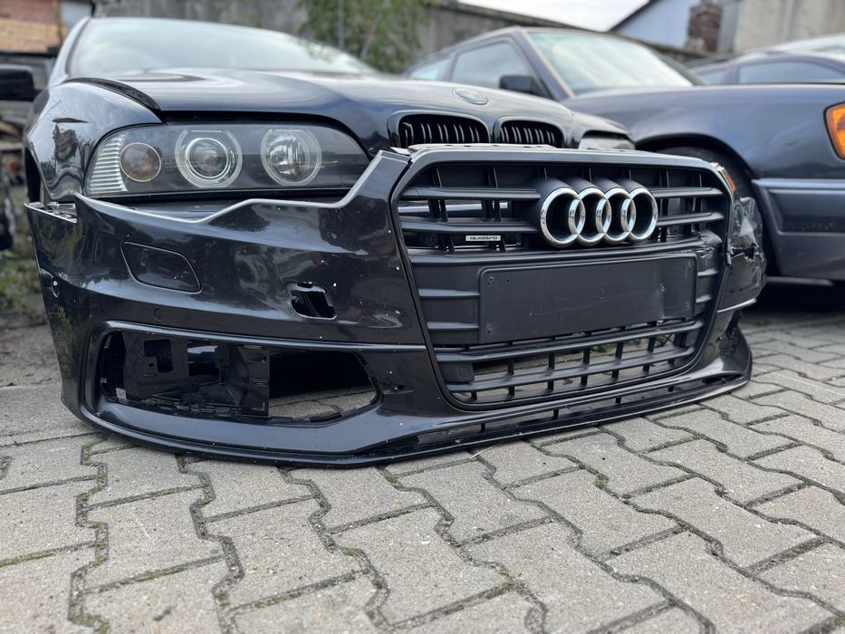 Zderzak Przedni S-Line A6C7 PrzedLift ,6 czujników PDC!