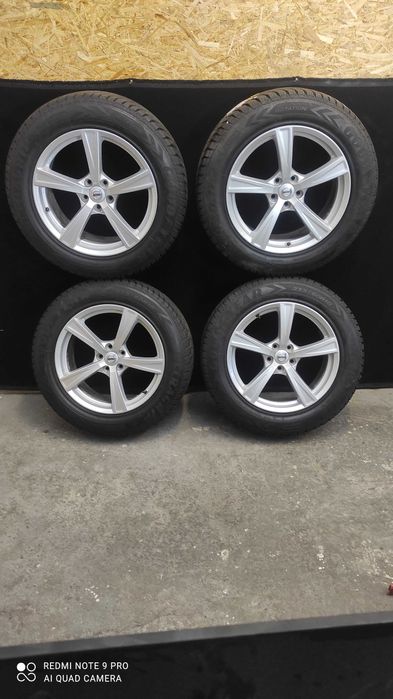 Koła Volvo Alufelgi 5x108 Opona Zimowa Goodyear 235 60 R18