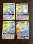 Karty pokemon zestaw: zlote, czarne, srebrne, hologram, EX, VMAX, GX