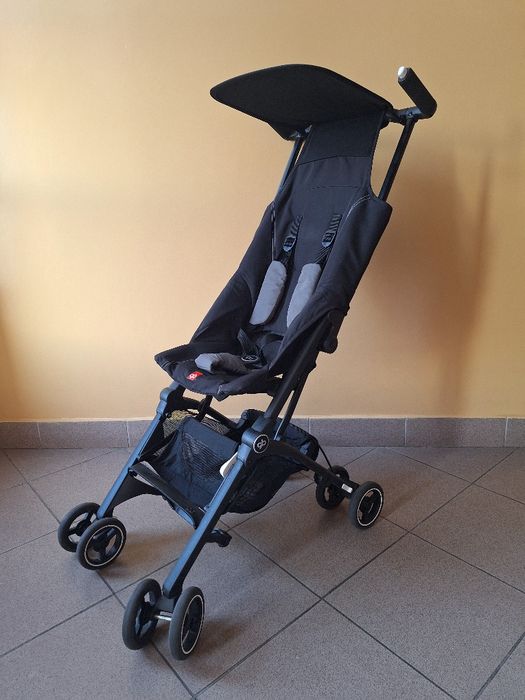 Wózek spacerowy GB Pockit – czarny | Lekki, kompaktowy