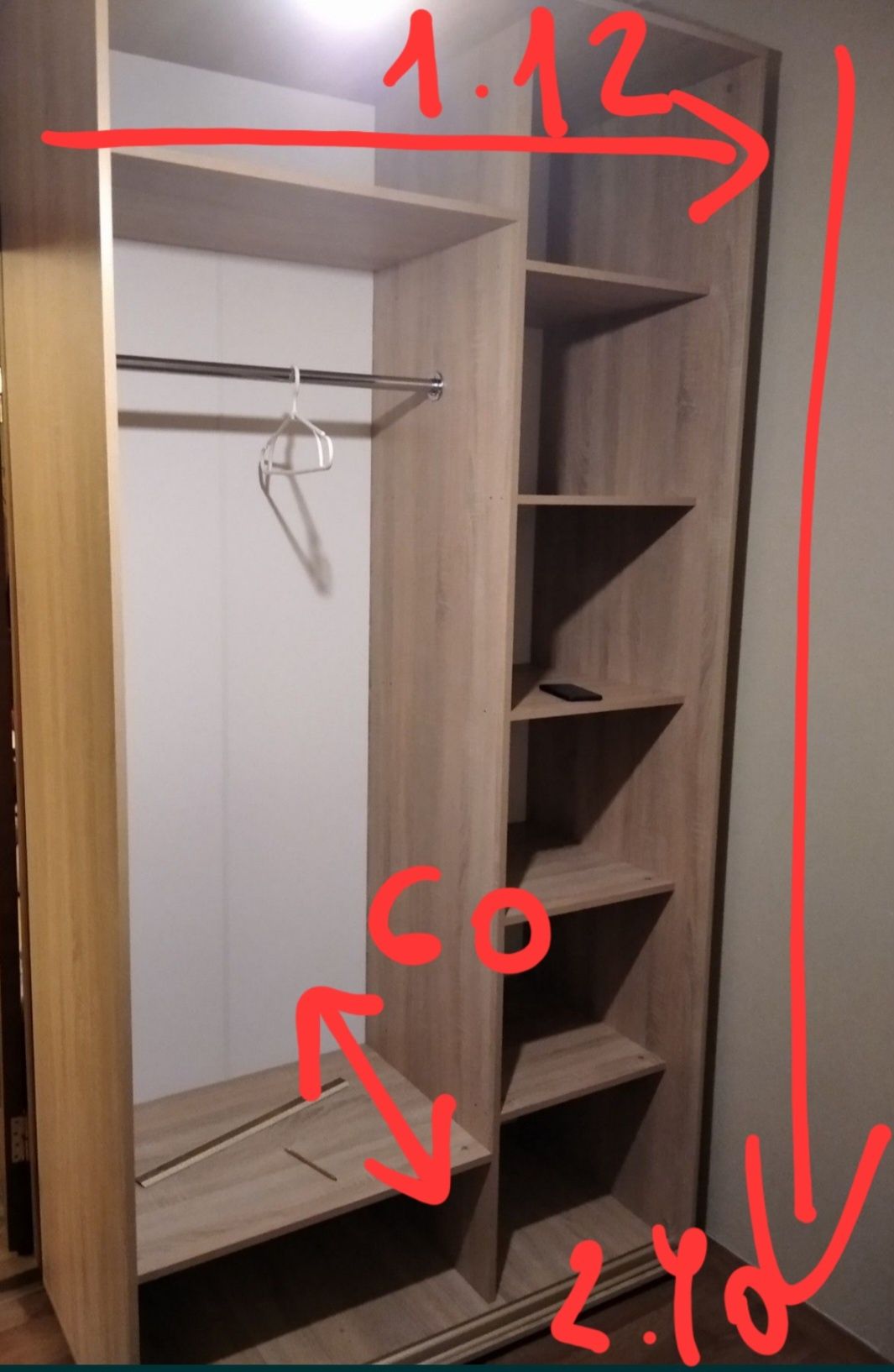 Шкаф купе в хорошем состоянии