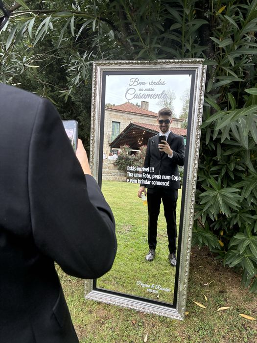 Espelho selfie - para fotos em eventos
