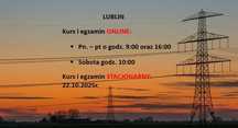 LUBLIN uprawnienia energetyczne G1/2/3 kursy i egzaminy 22.10.2025