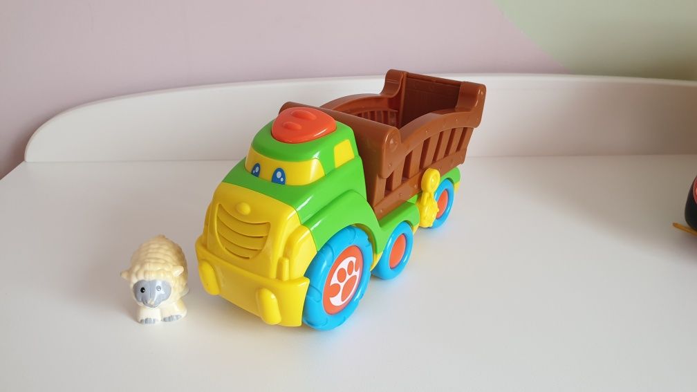 Wywrotka Vtech ciężarówka Dumel interaktywne pociąg Fisher Price