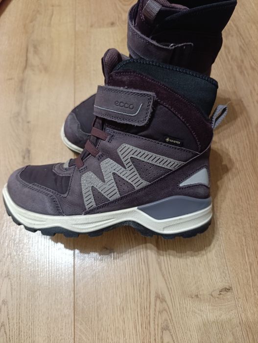 Зимові чобітки Ecco 35 р 22.5 см зимние ботинки сапоги сапожки экко