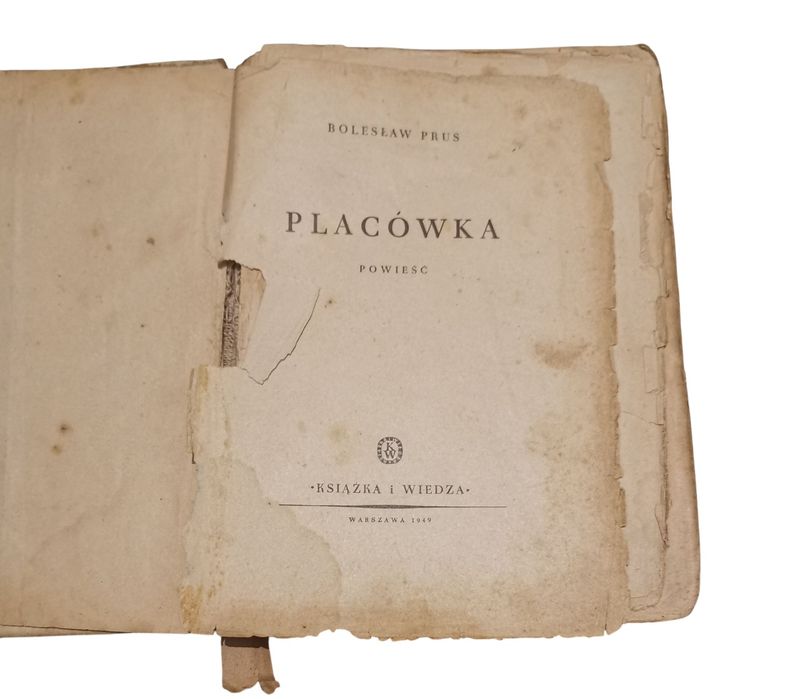 Stare książki z 1948 roku "stara baśń" "Placówka" i "wybór pism"