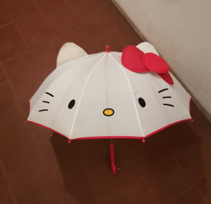Chapéu de Chuva Hello Kitty