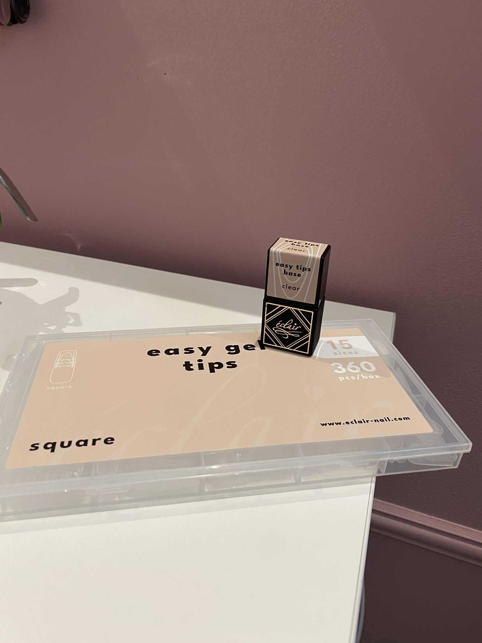Easy gel tips Eclair flexy tipsy + baza