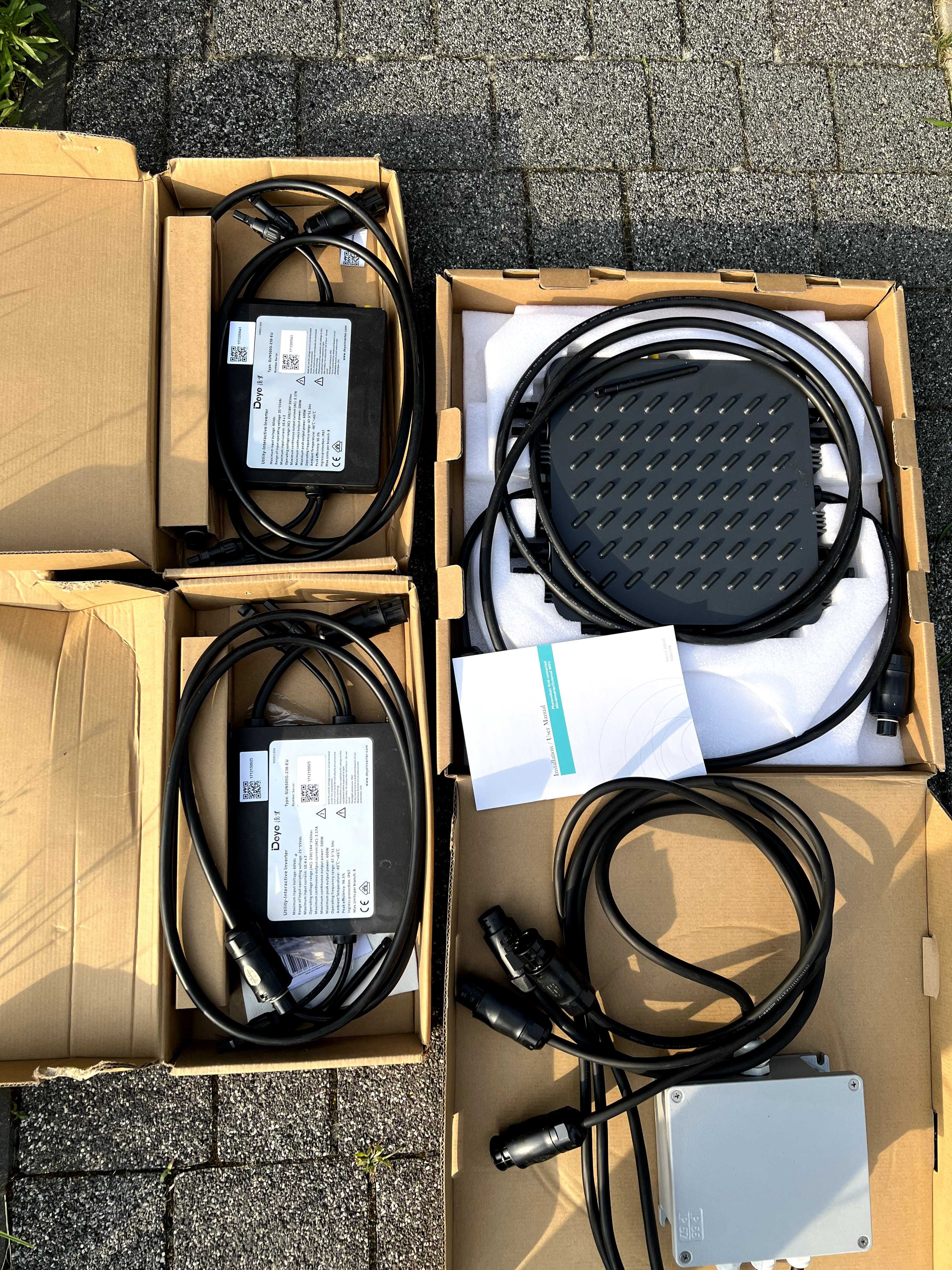 Komplet 3 mikorinwerterów Deye do instalacji trójfazowej